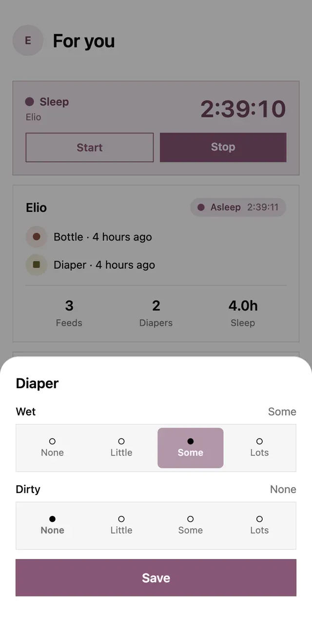 Log in two taps — lindly
